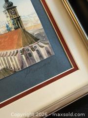 MaxSold Auction: Vintage Signed Framed Watercolor Art: Prague  - San Jose (California, USA) SELLER MANAGED Estate Sale Online Auction - South 16th Street