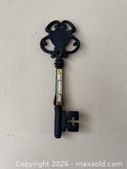 MaxSold Auction: Wall Mounted Cast Iron Decorative Key Thermometer - San Jose (California, USA) SELLER MANAGED Estate Sale Online Auction - South 16th Street