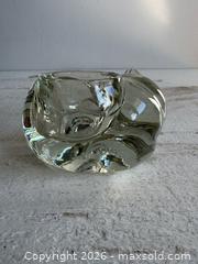 MaxSold Auction: Avon Clear Glass Sleeping Cat Tealight Candle Holder  - Kingston (Ontario, Canada) SELLER MANAGED Downsizing Online Auction - Bishop Street