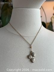 MaxSold Auction: Four Mixed Gold Tone Fashion Jewelry Necklaces - Locket, Star, Beads and Heart - Kingston (Ontario, Canada) SELLER MANAGED Downsizing Online Auction - Bishop Street