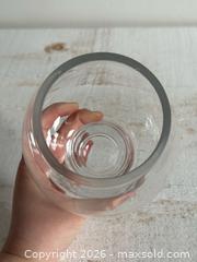 MaxSold Auction: Large Clear Glass Brandy Sniffer Glass - Large Clear Glass Vase - Kingston (Ontario, Canada) SELLER MANAGED Downsizing Online Auction - Bishop Street