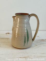 MaxSold Auction: Large Pottery Water Pitcher Made in Nova Scotia Canada  - Kingston (Ontario, Canada) SELLER MANAGED Downsizing Online Auction - Bishop Street