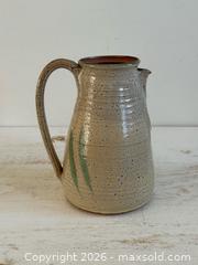 MaxSold Auction: Large Pottery Water Pitcher Made in Nova Scotia Canada  - Kingston (Ontario, Canada) SELLER MANAGED Downsizing Online Auction - Bishop Street