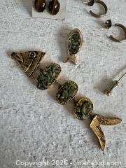 MaxSold Auction: Mixed Jewelry Lot - Charms, Earrings and Pin Brooch - Kingston (Ontario, Canada) SELLER MANAGED Downsizing Online Auction - Bishop Street