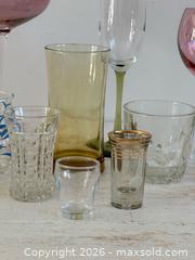 MaxSold Auction: Mixed Lot of Single Vintage Drinking Glasses - Wine, Water, Juice, Shot Glasses - Kingston (Ontario, Canada) SELLER MANAGED Downsizing Online Auction - Bishop Street