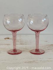 MaxSold Auction: Pair of Chubby Light Pink Glasses Made in Mexico - Kingston (Ontario, Canada) SELLER MANAGED Downsizing Online Auction - Bishop Street