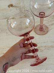 MaxSold Auction: Pair of Chubby Light Pink Glasses Made in Mexico - Kingston (Ontario, Canada) SELLER MANAGED Downsizing Online Auction - Bishop Street