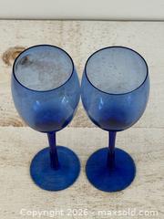 MaxSold Auction: Pair of Cobalt Blue Wine Glasses - Kingston (Ontario, Canada) SELLER MANAGED Downsizing Online Auction - Bishop Street
