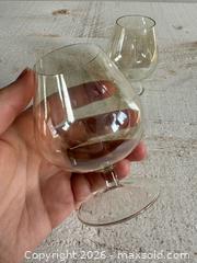 MaxSold Auction: Set of 2 Cognac Glasses - Light Smoked Glass Liqueur Glasses - Kingston (Ontario, Canada) SELLER MANAGED Downsizing Online Auction - Bishop Street