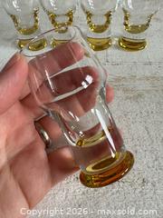 MaxSold Auction: Set of Five Yellow/Orange Tone Shot Glasses - Kingston (Ontario, Canada) SELLER MANAGED Downsizing Online Auction - Bishop Street