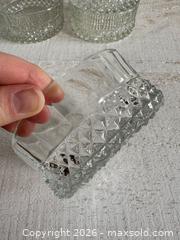 MaxSold Auction: Set of Four Small Serving Dishes with Diamond Patterned Base  - Kingston (Ontario, Canada) SELLER MANAGED Downsizing Online Auction - Bishop Street