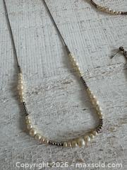 MaxSold Auction: Set of Pearl Accent Necklace, Bracelet, and Dangle Earrings  - Kingston (Ontario, Canada) SELLER MANAGED Downsizing Online Auction - Bishop Street