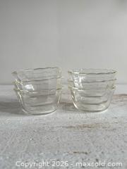MaxSold Auction: Set of Six Fire King 6 Oz Clear Glass Dip Bowls Made In USA - Kingston (Ontario, Canada) SELLER MANAGED Downsizing Online Auction - Bishop Street