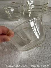 MaxSold Auction: Set of Six Fire King 6 Oz Clear Glass Dip Bowls Made In USA - Kingston (Ontario, Canada) SELLER MANAGED Downsizing Online Auction - Bishop Street