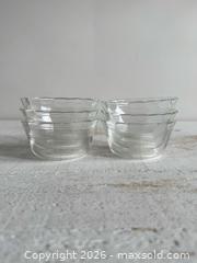 MaxSold Auction: Set of Six PYREX 6oz Clear Glass Dip Bowls - Small Set of Glass Bowls - Kingston (Ontario, Canada) SELLER MANAGED Downsizing Online Auction - Bishop Street