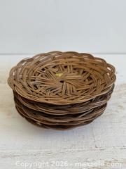 MaxSold Auction: Set of Six Small Woven Basket Lot  - Kingston (Ontario, Canada) SELLER MANAGED Downsizing Online Auction - Bishop Street