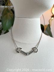 MaxSold Auction: Set of Three Mixed Fashion Jewelry Necklaces with Rhinestone Details  - Kingston (Ontario, Canada) SELLER MANAGED Downsizing Online Auction - Bishop Street