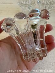 MaxSold Auction: Set of Three San Marco Bubble Glass Candle Holders Made in West Germany  - Kingston (Ontario, Canada) SELLER MANAGED Downsizing Online Auction - Bishop Street