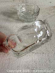 MaxSold Auction: Set of Three Vintage McKee Glass Dish - Thumbprint Glass Dip Bowls - Kingston (Ontario, Canada) SELLER MANAGED Downsizing Online Auction - Bishop Street