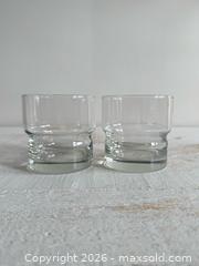 MaxSold Auction: Set of Two Libbey Newton Stackable Double Old Fashioned Glasses - Kingston (Ontario, Canada) SELLER MANAGED Downsizing Online Auction - Bishop Street