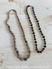 MaxSold Auction: Set of Two Vintage Chunky Beaded Long Fashion Necklaces - Kingston (Ontario, Canada) SELLER MANAGED Downsizing Online Auction - Bishop Street