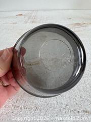 MaxSold Auction: Single Small Smoky Glass Anchor Hocking Custard Cup - Kingston (Ontario, Canada) SELLER MANAGED Downsizing Online Auction - Bishop Street