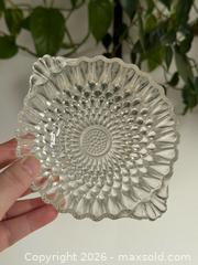 MaxSold Auction: Vintage Anchor Hocking Clear Glass Hobnail and Rib Set of Two Bowls With Handles - Kingston (Ontario, Canada) SELLER MANAGED Downsizing Online Auction - Bishop Street