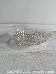 MaxSold Auction: Vintage Anchor Hocking Clear Glass Teardrop Hobnail Three Footed Candy Nut Dish - Kingston (Ontario, Canada) SELLER MANAGED Downsizing Online Auction - Bishop Street