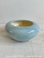 MaxSold Auction: Vintage Baby Blue Ceramic Footed Planter Pot  - Kingston (Ontario, Canada) SELLER MANAGED Downsizing Online Auction - Bishop Street