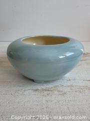 MaxSold Auction: Vintage Baby Blue Ceramic Footed Planter Pot  - Kingston (Ontario, Canada) SELLER MANAGED Downsizing Online Auction - Bishop Street