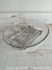 MaxSold Auction: Vintage Cambridge Square Oval Divided Relish Dish  - Kingston (Ontario, Canada) SELLER MANAGED Downsizing Online Auction - Bishop Street