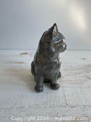 MaxSold Auction: Vintage Ceramic Fluffy Gray Cat Figurine  - Kingston (Ontario, Canada) SELLER MANAGED Downsizing Online Auction - Bishop Street