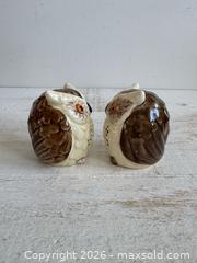 MaxSold Auction: Vintage Chubby Owl Salt and Pepper Shakers Made in Japan  - Kingston (Ontario, Canada) SELLER MANAGED Downsizing Online Auction - Bishop Street