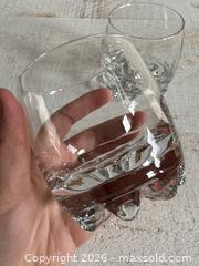 MaxSold Auction: Vintage Clear Glass Whiskey Glasses Footed Bases Made in Italy - Kingston (Ontario, Canada) SELLER MANAGED Downsizing Online Auction - Bishop Street