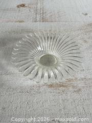 MaxSold Auction: Vintage Flower Floral Shaped Clear Glass Votive Tealight Candle Holder - Kingston (Ontario, Canada) SELLER MANAGED Downsizing Online Auction - Bishop Street