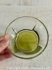 MaxSold Auction: Vintage Green Base with Clear Fluted Sides Small Bowl - Kingston (Ontario, Canada) SELLER MANAGED Downsizing Online Auction - Bishop Street