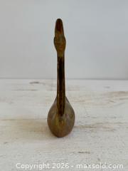 MaxSold Auction: Vintage Long Neck Brass Goose Swan Figurine  - Kingston (Ontario, Canada) SELLER MANAGED Downsizing Online Auction - Bishop Street