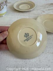 MaxSold Auction: Vintage Mixed Lot of Saucers and Teapot - Kingston (Ontario, Canada) SELLER MANAGED Downsizing Online Auction - Bishop Street