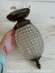 MaxSold Auction: Vintage Reclaimed Hollywood Regency Pineapple Pendant Light  - Kingston (Ontario, Canada) SELLER MANAGED Downsizing Online Auction - Bishop Street