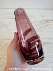 MaxSold Auction: Vintage Riihimaki Finland Amethyst Purple Art Glass Vase - Kingston (Ontario, Canada) SELLER MANAGED Downsizing Online Auction - Bishop Street