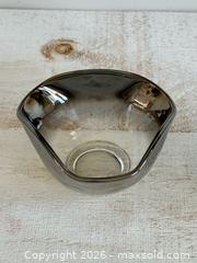 MaxSold Auction: Vintage Silver Fade to Clear Glass Wine Decanter and Small Bowl Set - Kingston (Ontario, Canada) SELLER MANAGED Downsizing Online Auction - Bishop Street