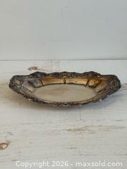 MaxSold Auction: Vintage Silver Plated Serving Tray with Embossed Edge Design  - Kingston (Ontario, Canada) SELLER MANAGED Downsizing Online Auction - Bishop Street