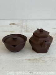 MaxSold Auction: Vintage Traditional Personal Sized Tea Ceremony Set - Small Clay Teapots  - Kingston (Ontario, Canada) SELLER MANAGED Downsizing Online Auction - Bishop Street