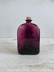 MaxSold Auction: Vintage Vidrios de Levante Purple Recycled Glass Bottle Made in Spain - Kingston (Ontario, Canada) SELLER MANAGED Downsizing Online Auction - Bishop Street