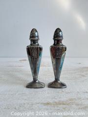 MaxSold Auction: Vintage Viking Art Deco Silver Plated on Lead Salt and Pepper Shakers  - Kingston (Ontario, Canada) SELLER MANAGED Downsizing Online Auction - Bishop Street