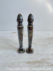 MaxSold Auction: Vintage Viking Art Deco Silver Plated on Lead Salt and Pepper Shakers  - Kingston (Ontario, Canada) SELLER MANAGED Downsizing Online Auction - Bishop Street
