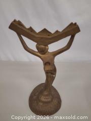 MaxSold Auction: Art Deco Brass Figurine table lamp support — 8.75 in High - Toronto (Ontario, Canada) PARTNER MANAGED Reseller Online Auction - Queen Street West