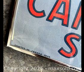 MaxSold Auction: Original 1923 Canadian Pacific Steamships framed poster - Toronto (Ontario, Canada) PARTNER MANAGED Reseller Online Auction - Queen Street West