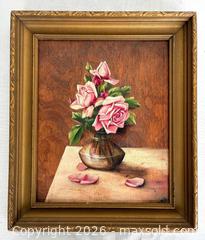MaxSold Auction: Original Still Life Oil Painting Artwork Signed - Toronto (Ontario, Canada) PARTNER MANAGED Reseller Online Auction - Queen Street West