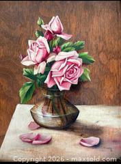 MaxSold Auction: Original Still Life Oil Painting Artwork Signed - Toronto (Ontario, Canada) PARTNER MANAGED Reseller Online Auction - Queen Street West